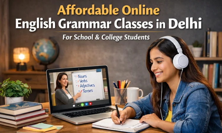Online English grammar classes Delhi